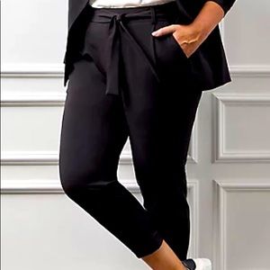 TAPERED PANT – STRETCH CREPE BLACK